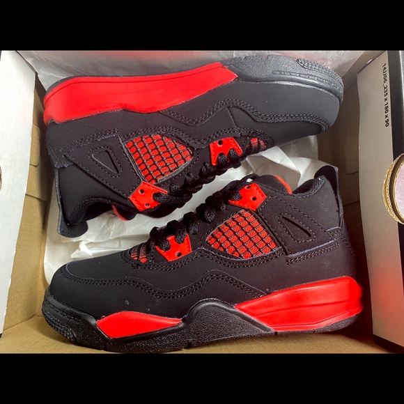Jordan Kids Sneakers - Black and Red